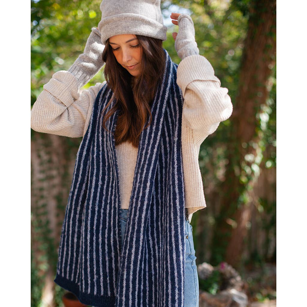 Gray Essential Knit Alpaca Beanie Hat