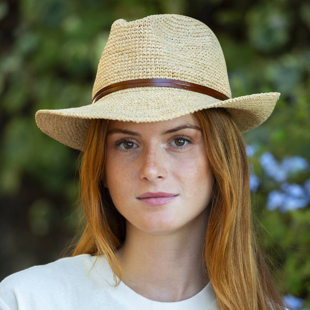 RAFFIA HAT