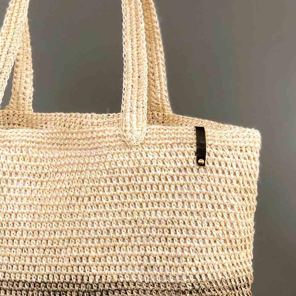 Tote Bag Natural Handmade, Beach Bag