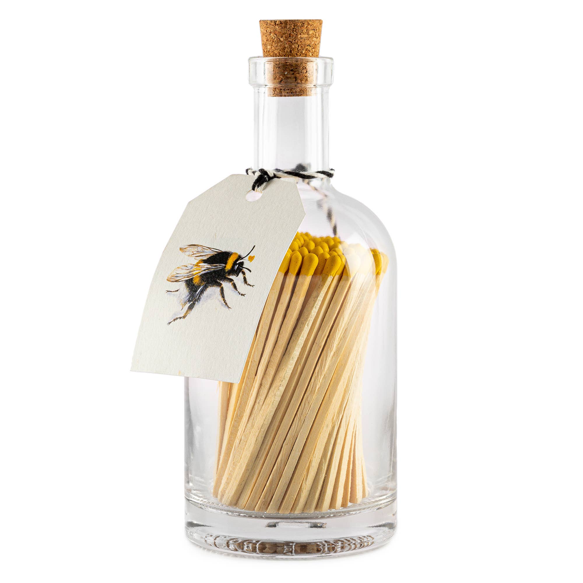 Bee | Glass Bottle - Safety Matches