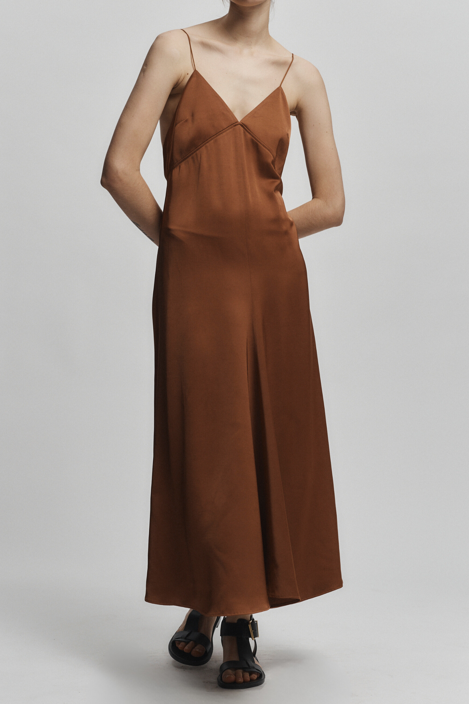 Fallon Open Back Slip Dress