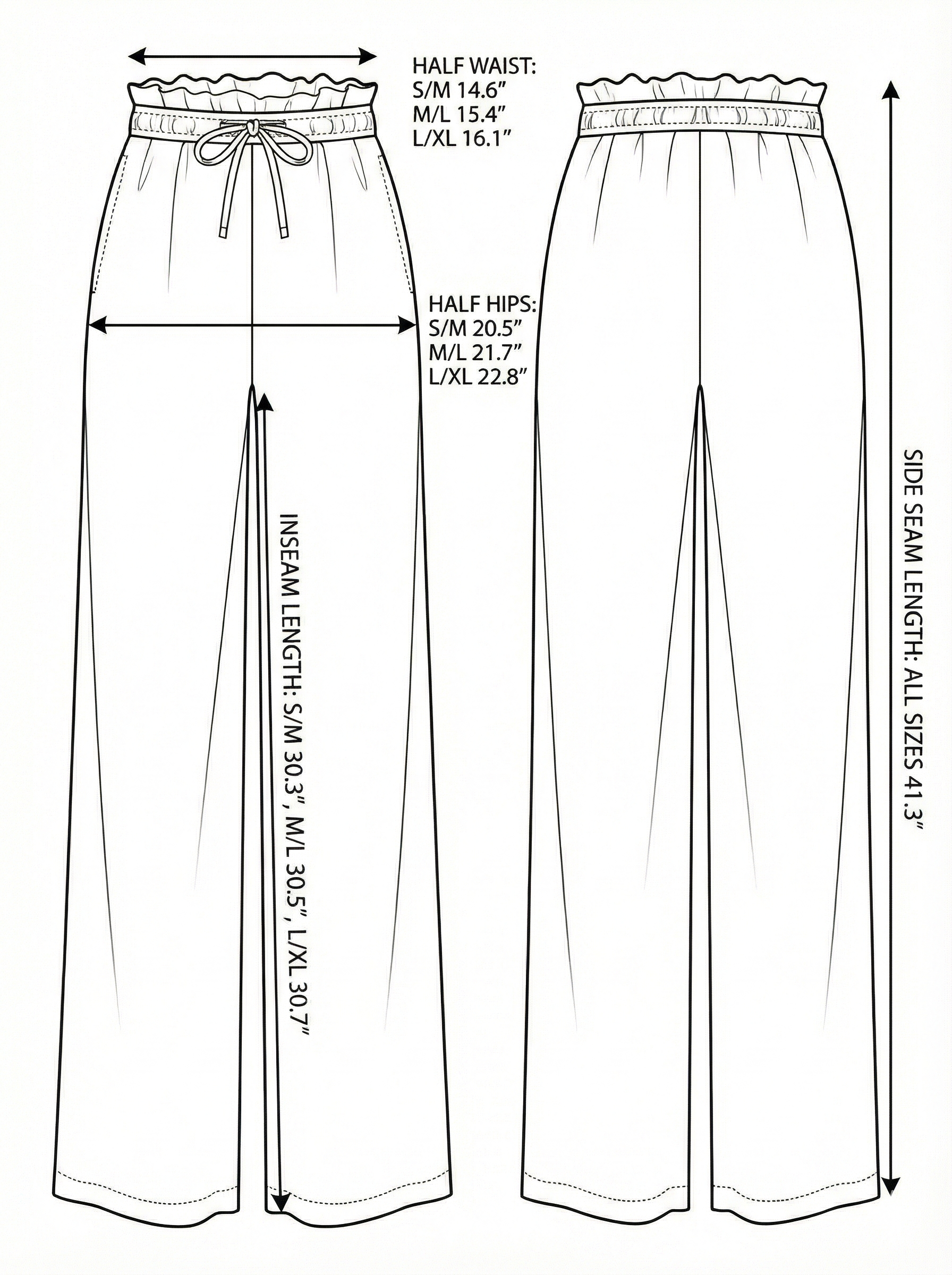 Lucid Flow Tie Pants - Black