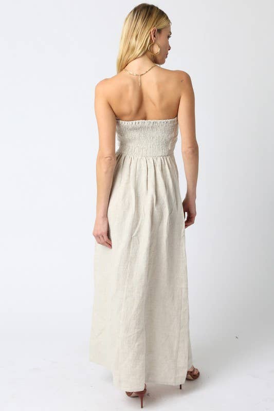 Irise Linen Maxi Dress