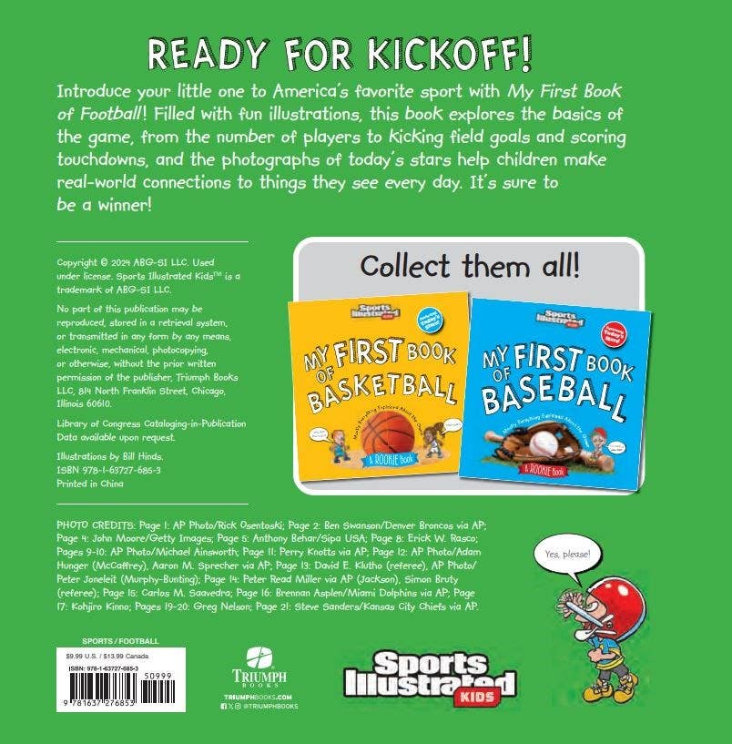 My First Book of Football (Board Book)