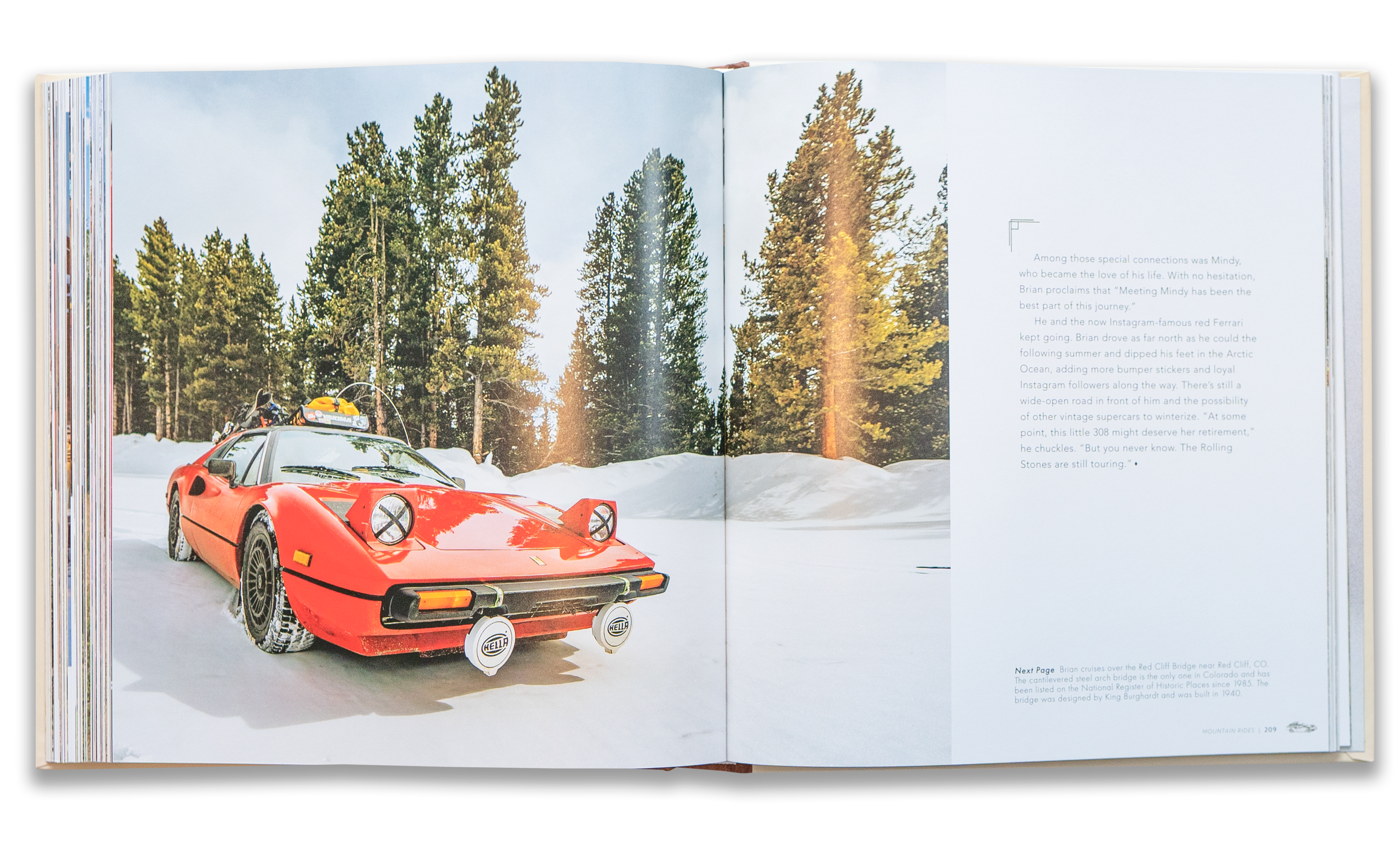 Coffee table book Mountain Rides