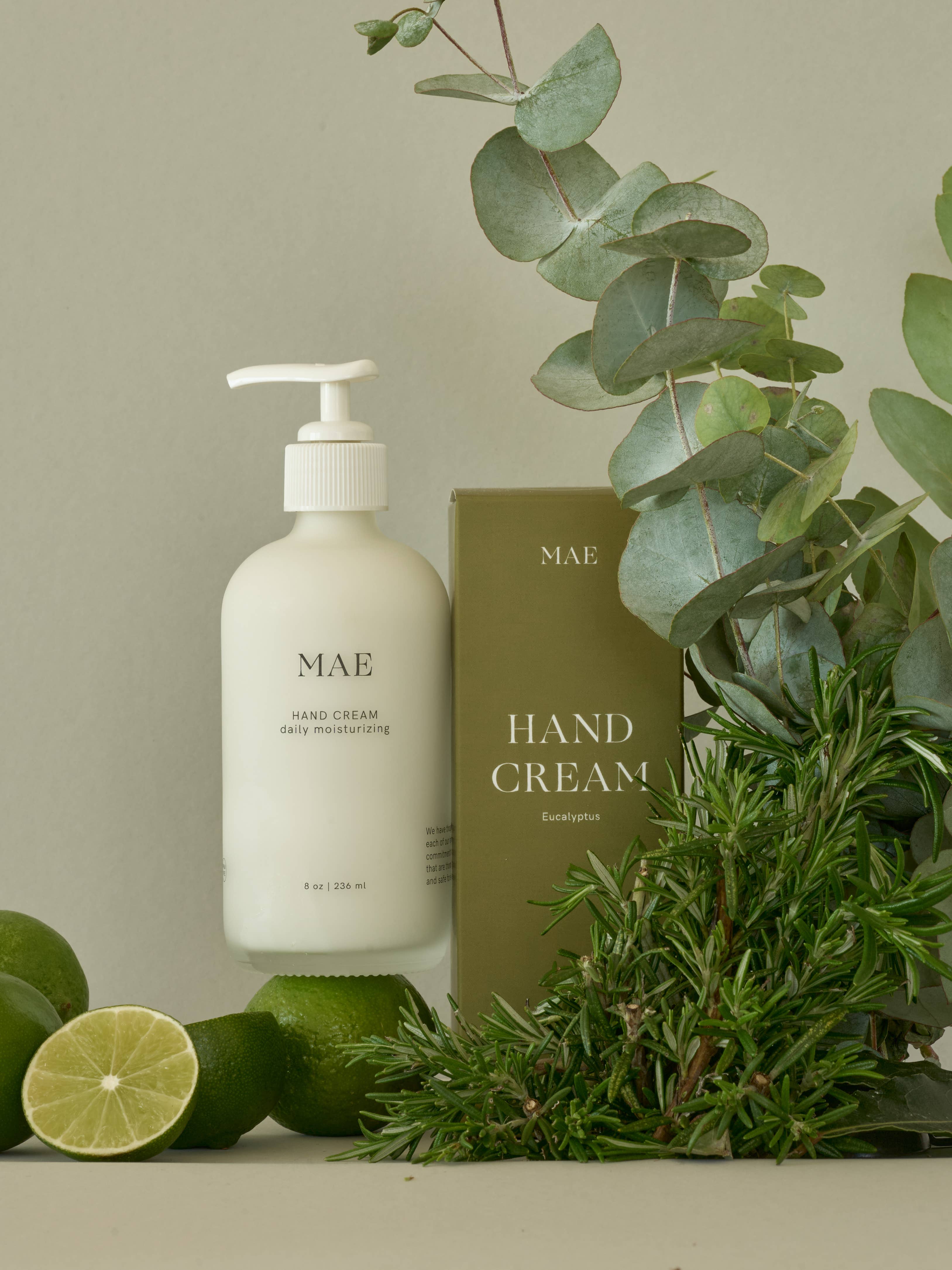 Eucalyptus Moisturizing Hand Cream - Vegan, Essential Oil