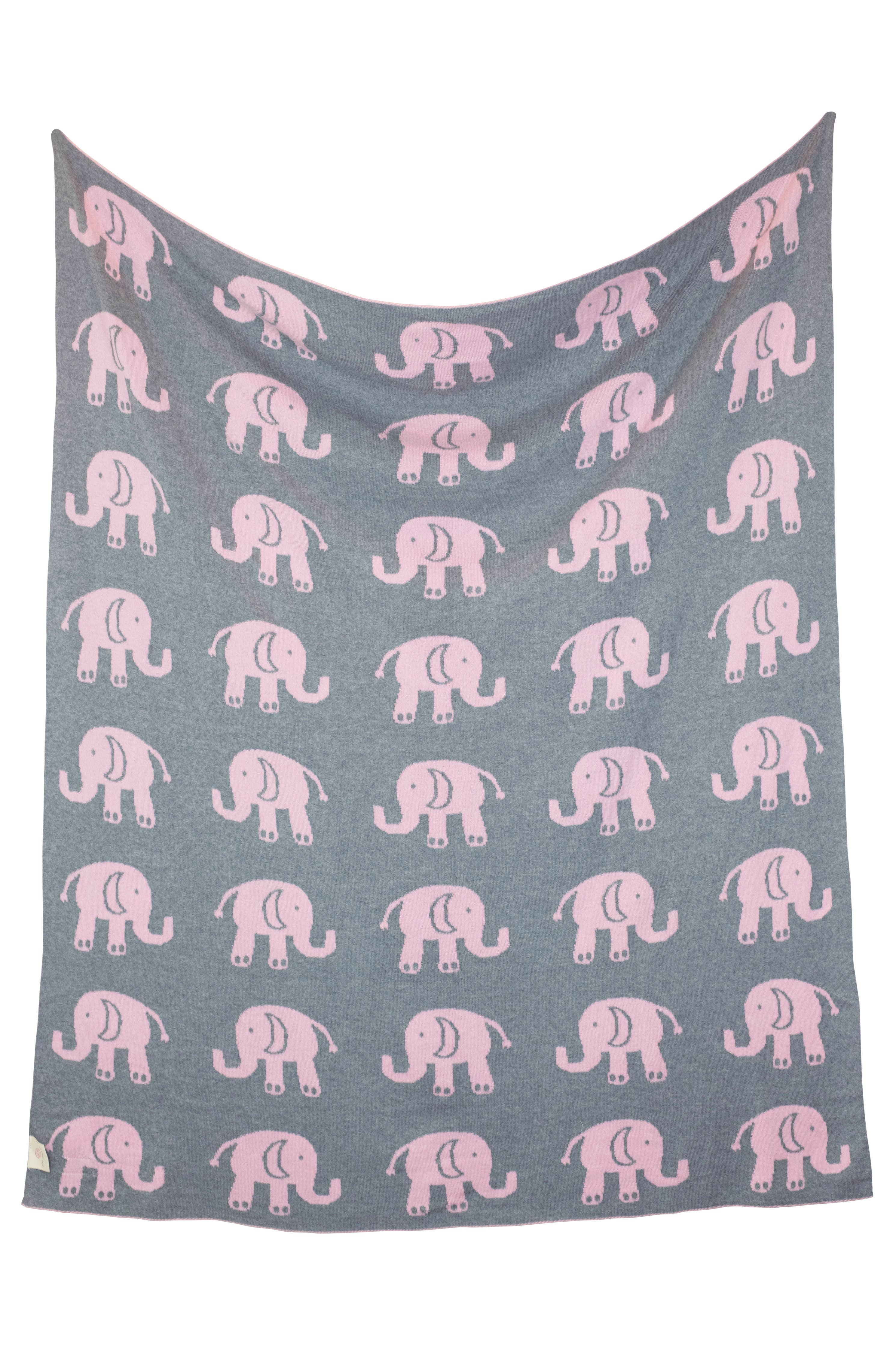 Elephant Love - Pink/Grey