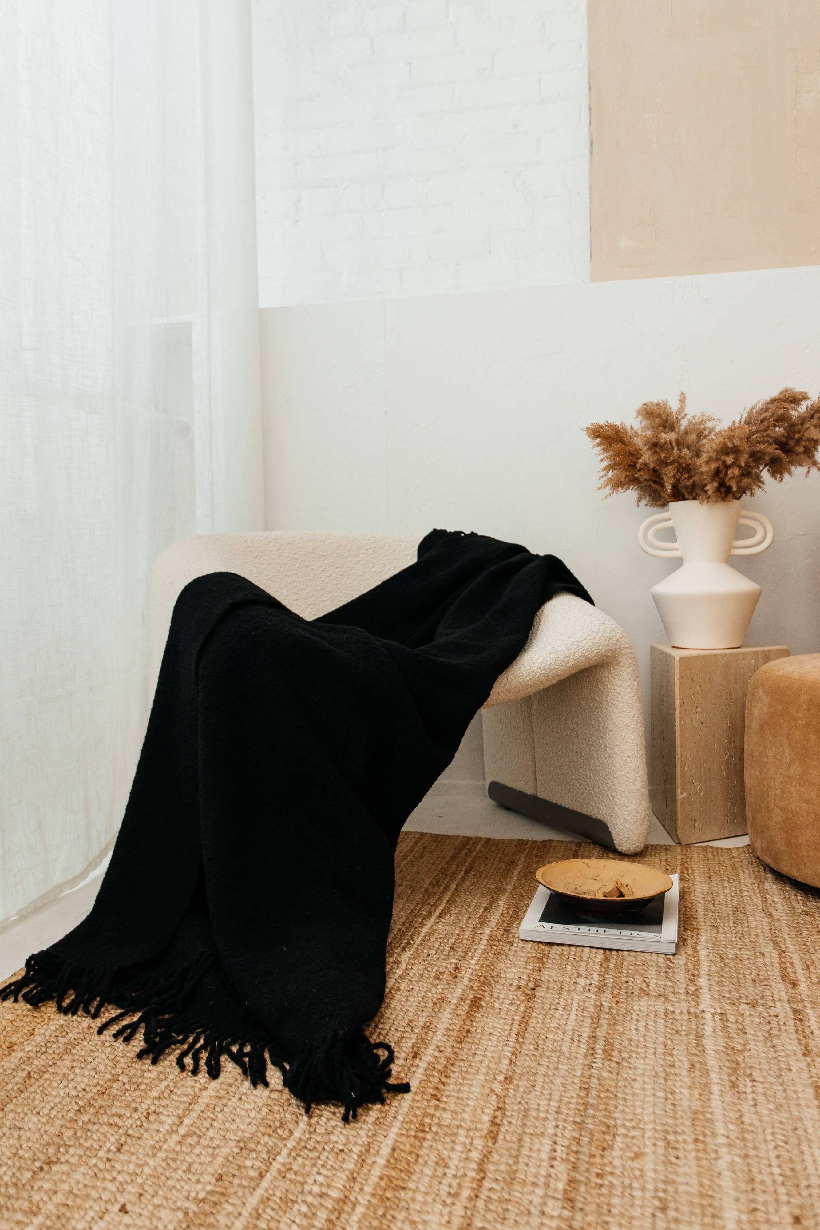 Baldwin Wool Boucle Throw