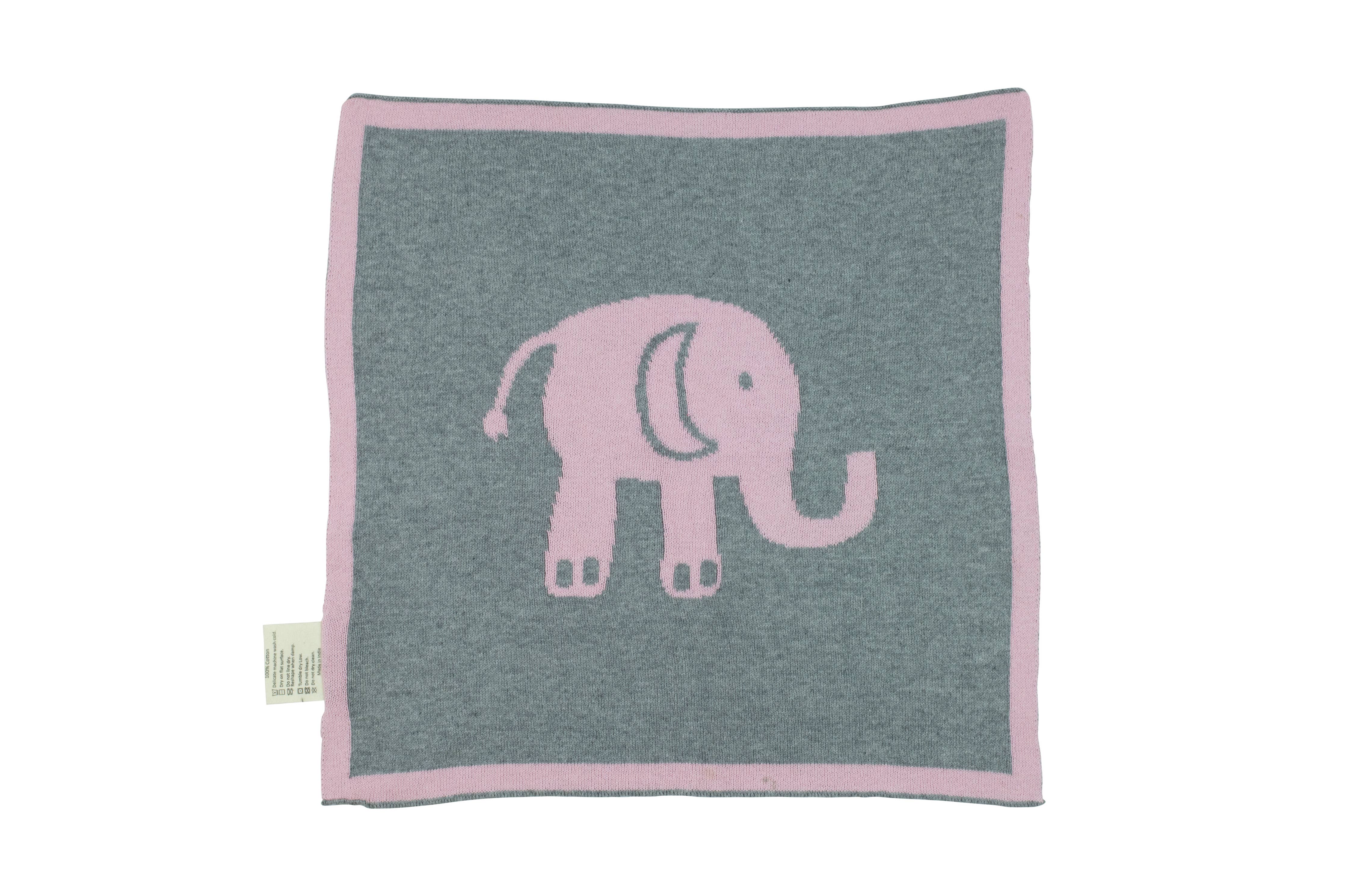 Elephant Love - Pink/Grey