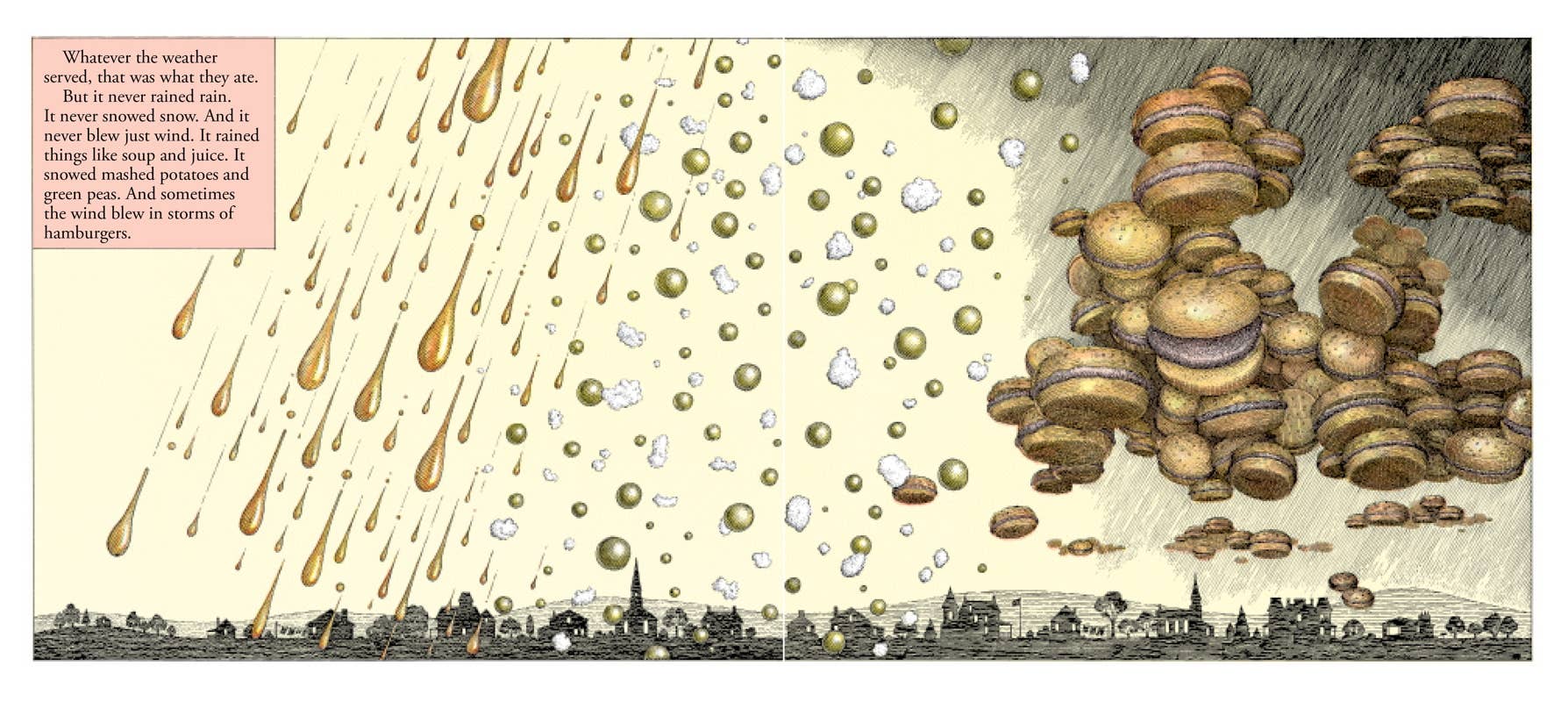 Cloudy With a Chance of Meatballs by Judi Barrett