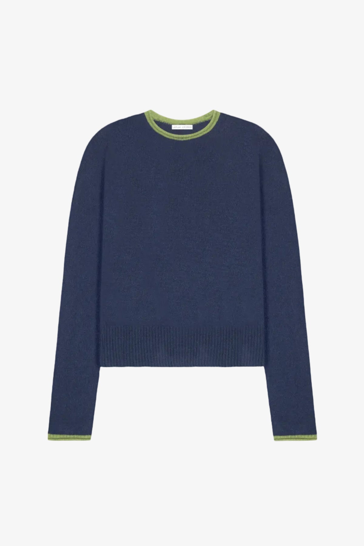 Trish Roll-Edge in Cashmere - Navy