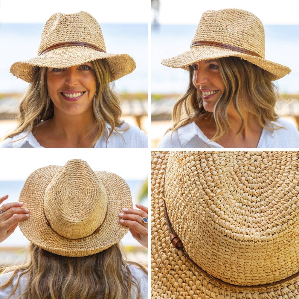 RAFFIA HAT