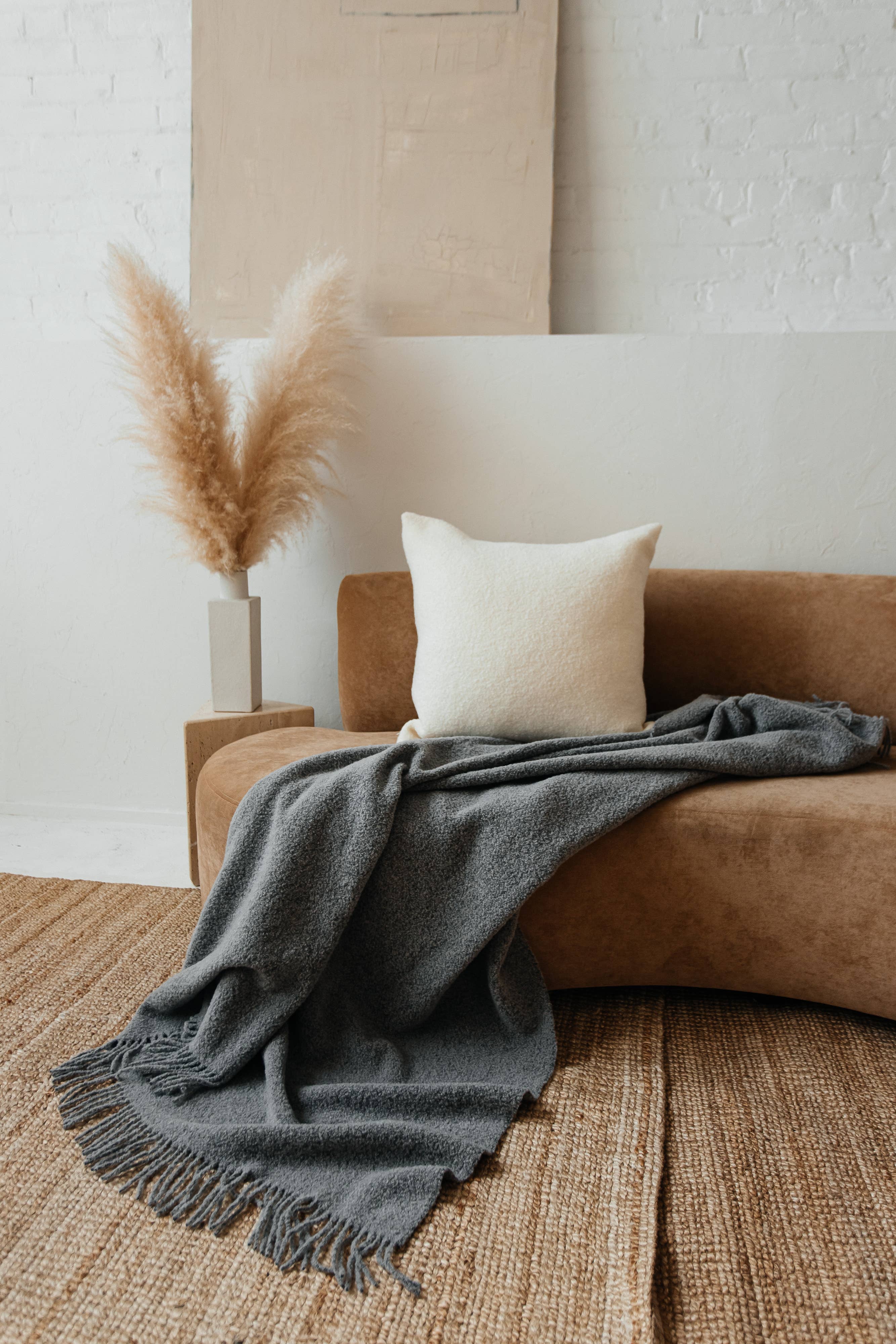 Baldwin Wool Boucle Throw