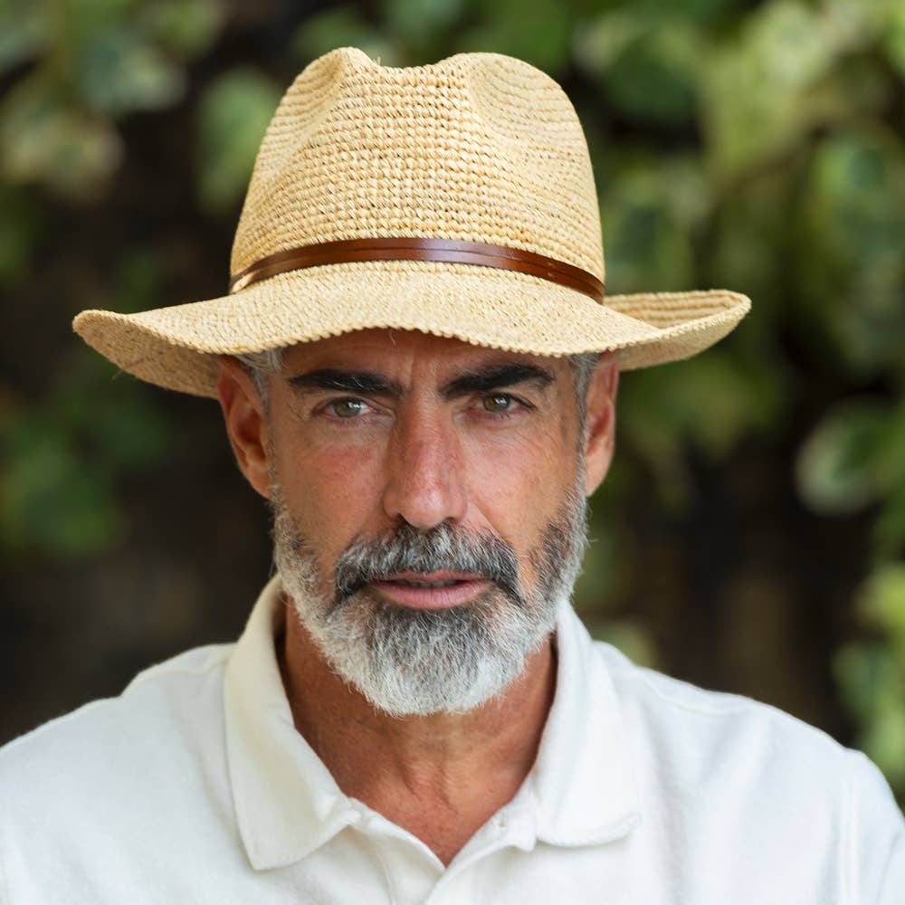 RAFFIA HAT