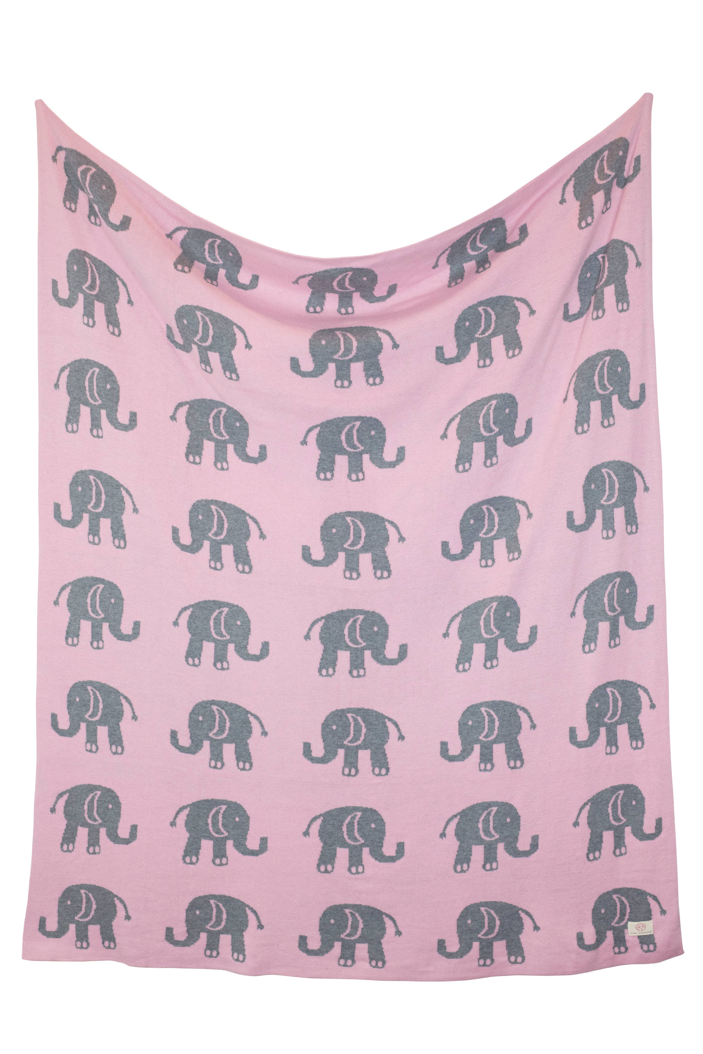 Elephant Love - Pink/Grey