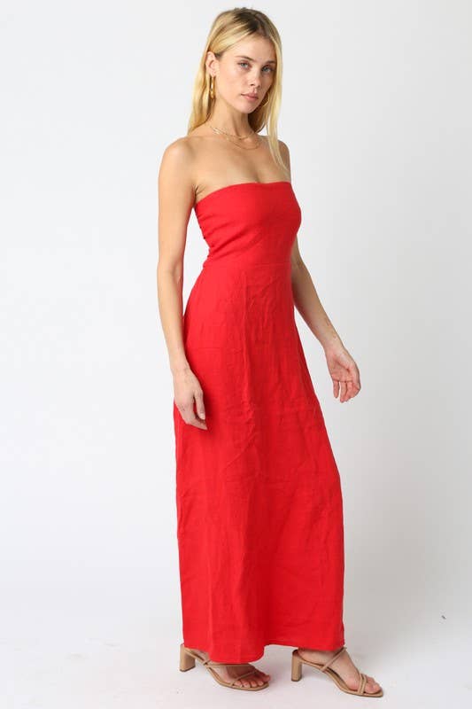 Irise Linen Maxi Dress