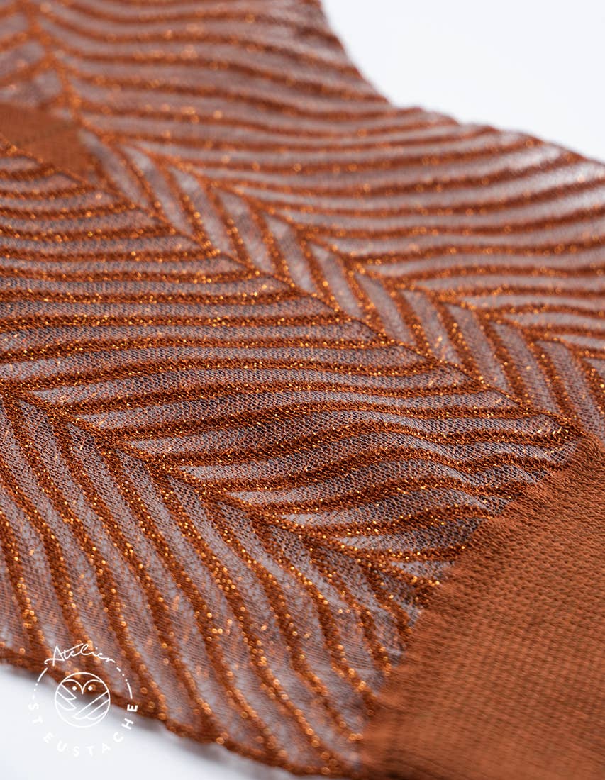 COPPER PINE • Women's graphic sheer socks