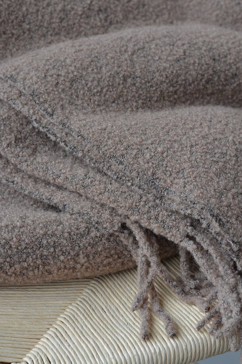 Baldwin Wool Boucle Throw