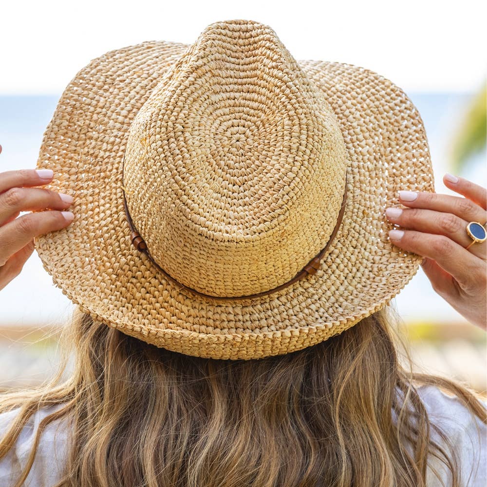 RAFFIA HAT