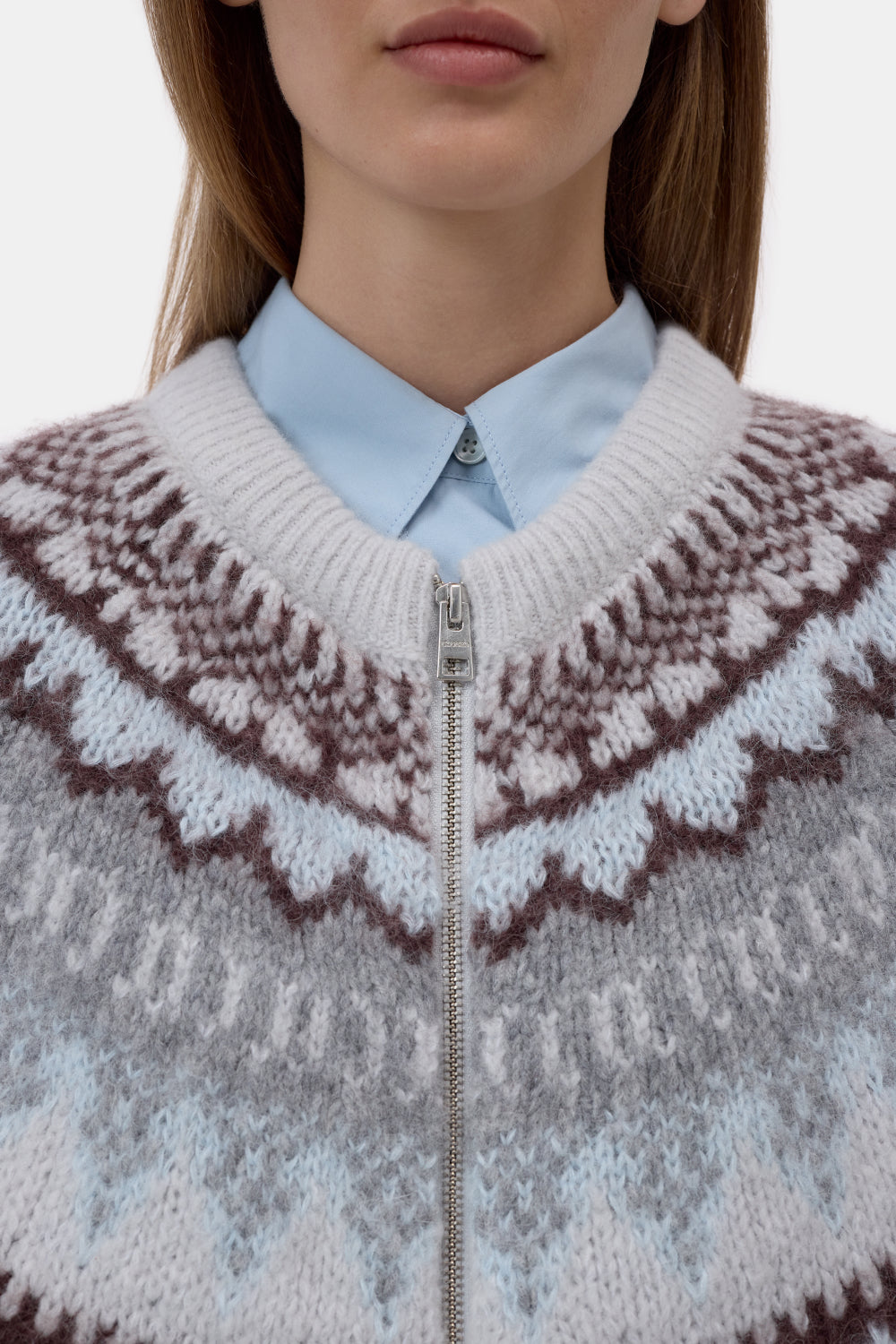 Closed | Cropped zip cardigan
