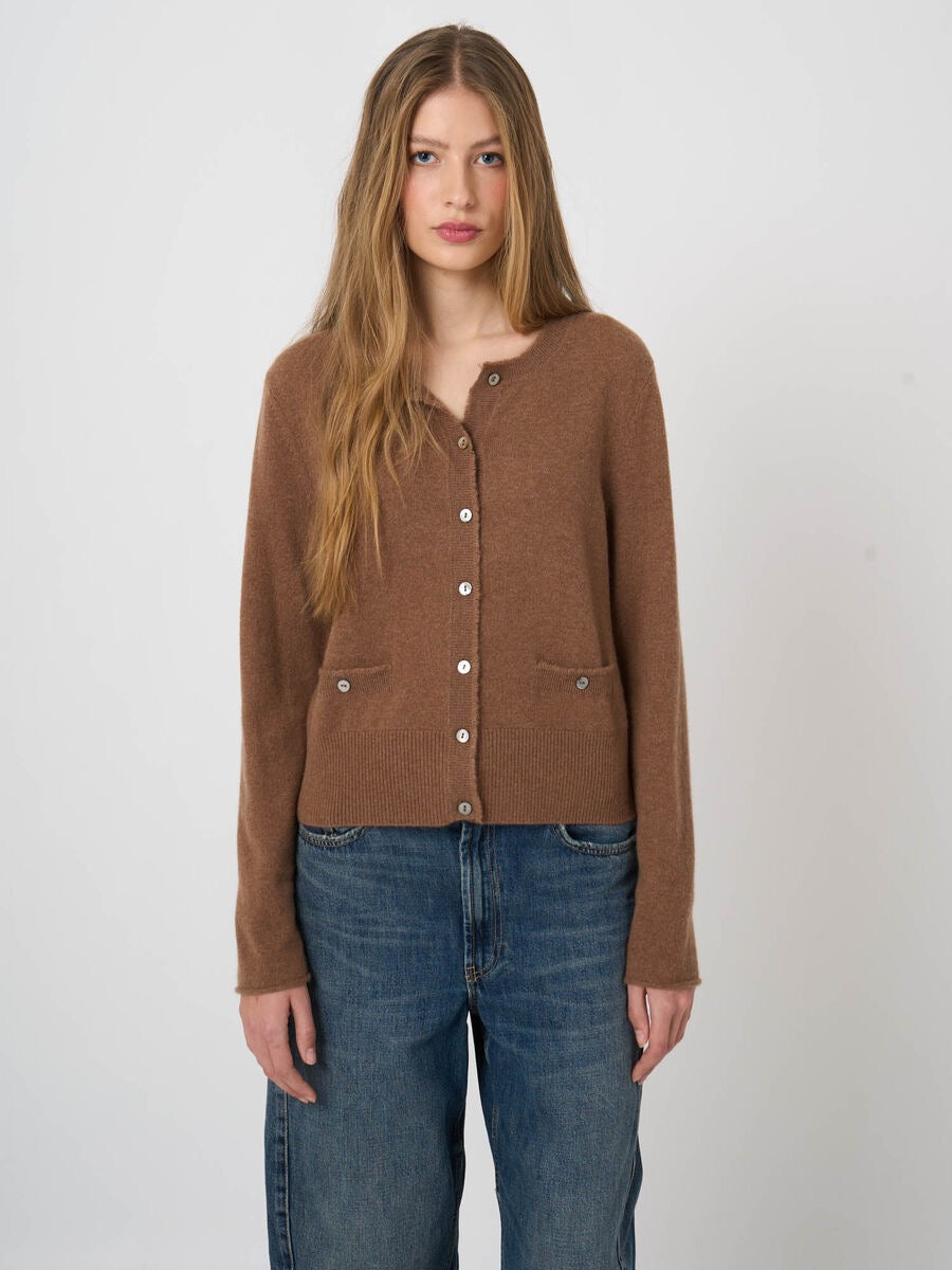 Organic Cashmere Cardigan