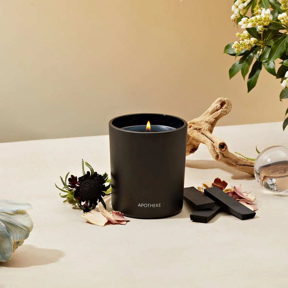 charcoal rouge classic candle