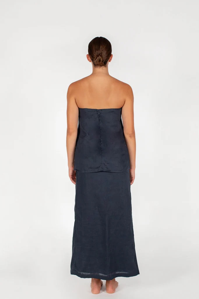 Strapless Linen top