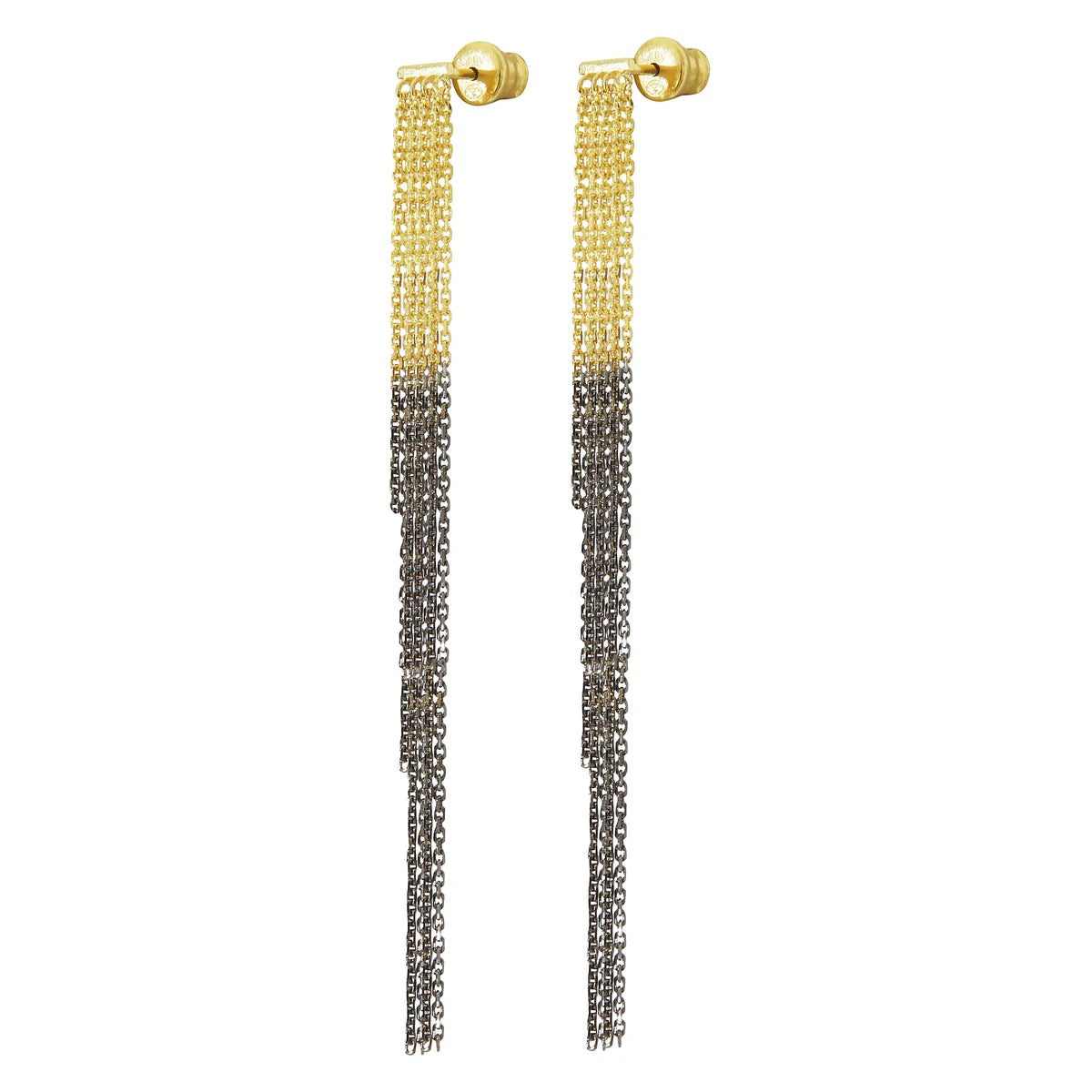 Bicolore Gold Earrings