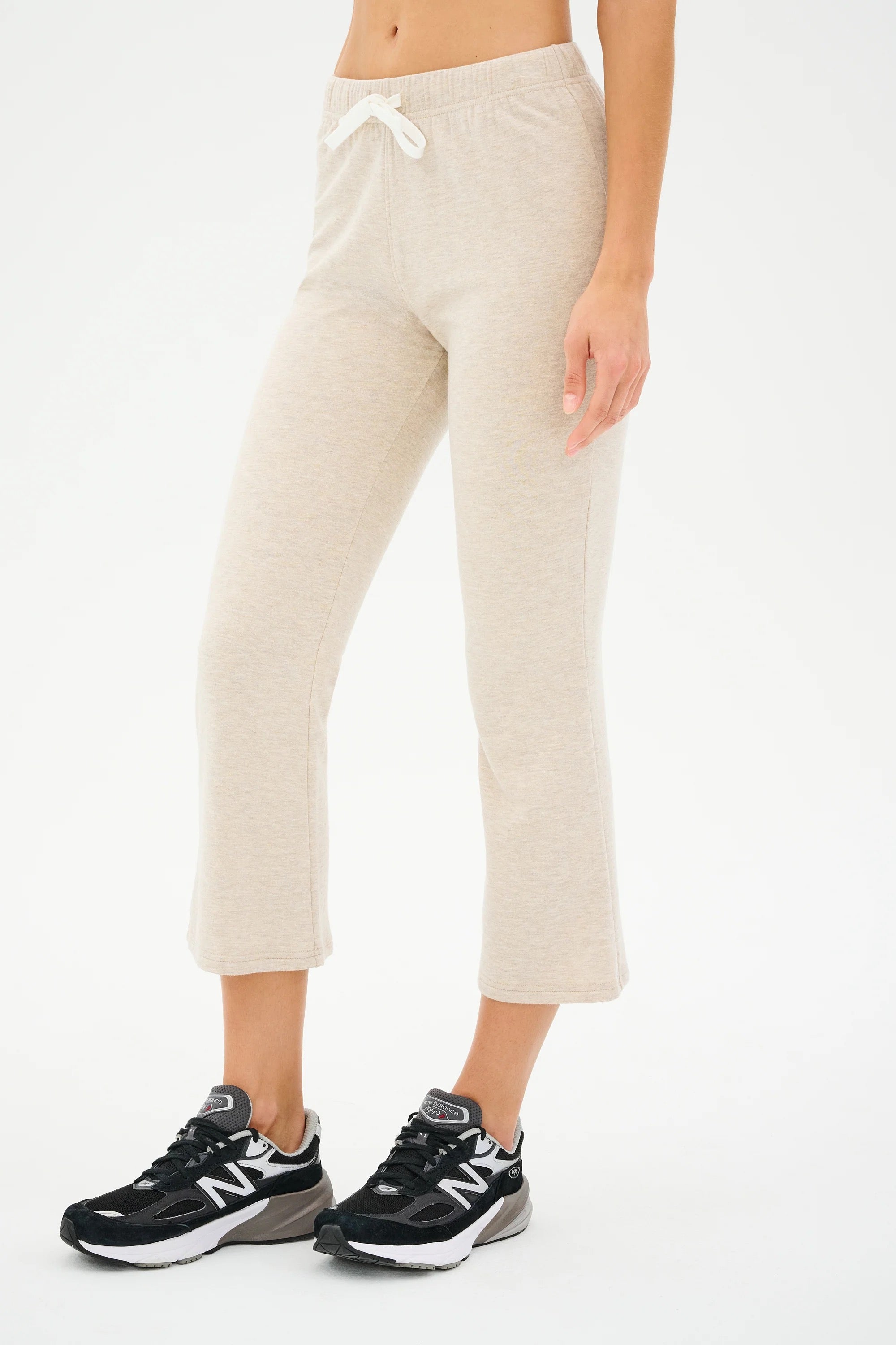 BROOKS FLEECE CROPPED FLARE