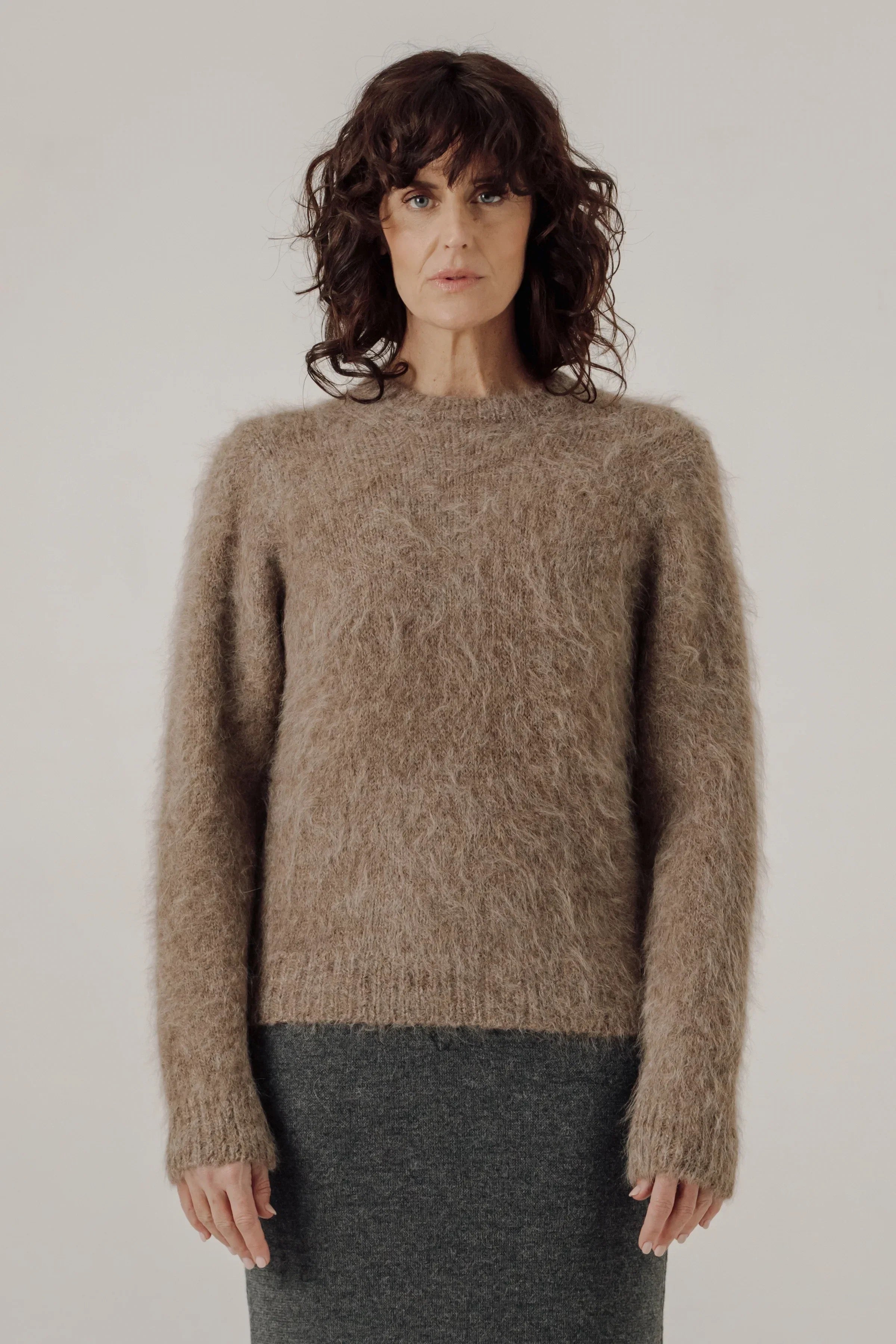 Suri Alpaca Crewneck