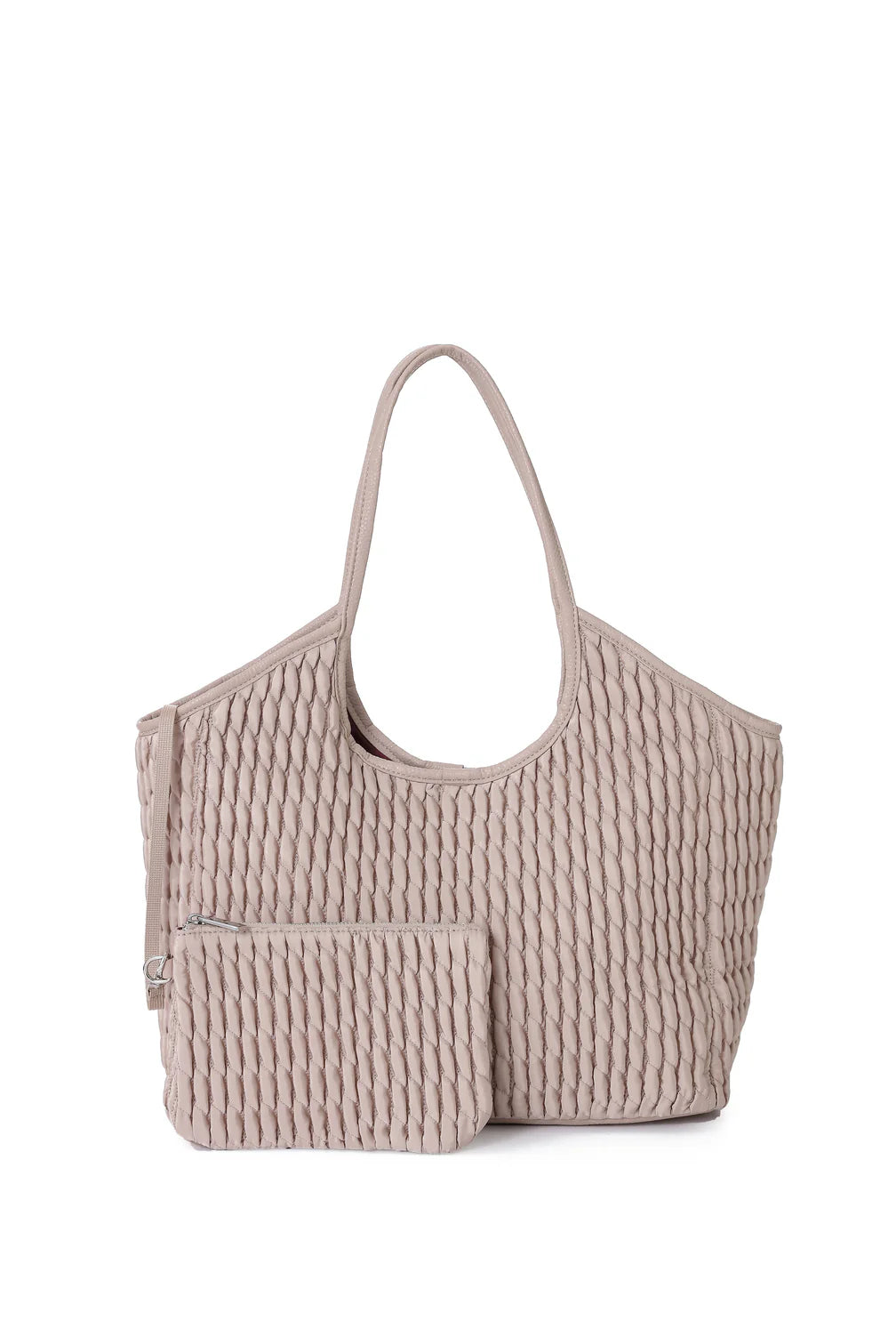 large puff tote bag