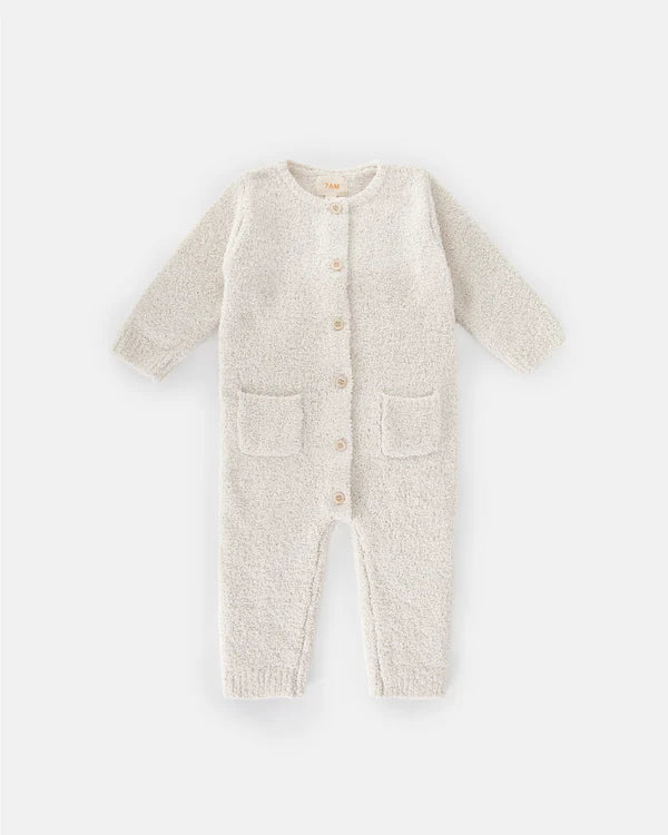 long sleeve fuzzy romper