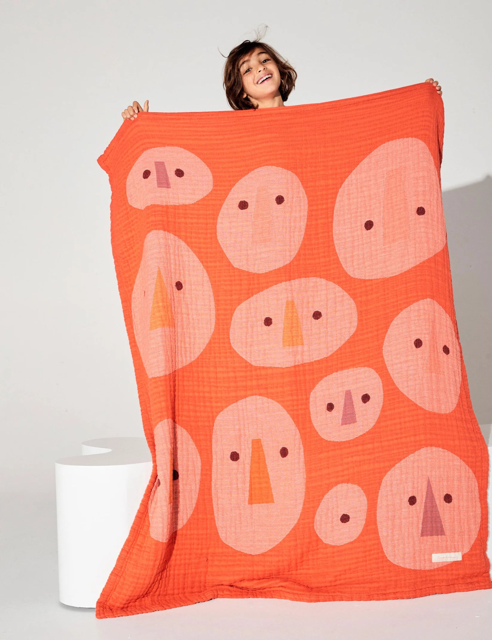 ANNA KOVECES FUN FACES Blanket