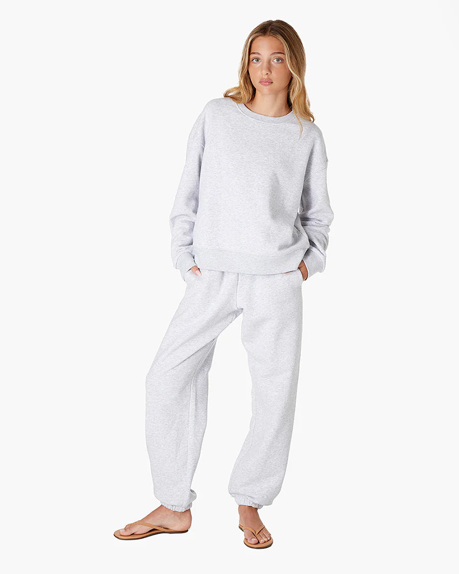 Fleece Drop Shoulder Crewneck