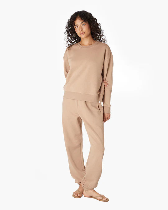 Fleece Drop Shoulder Crewneck