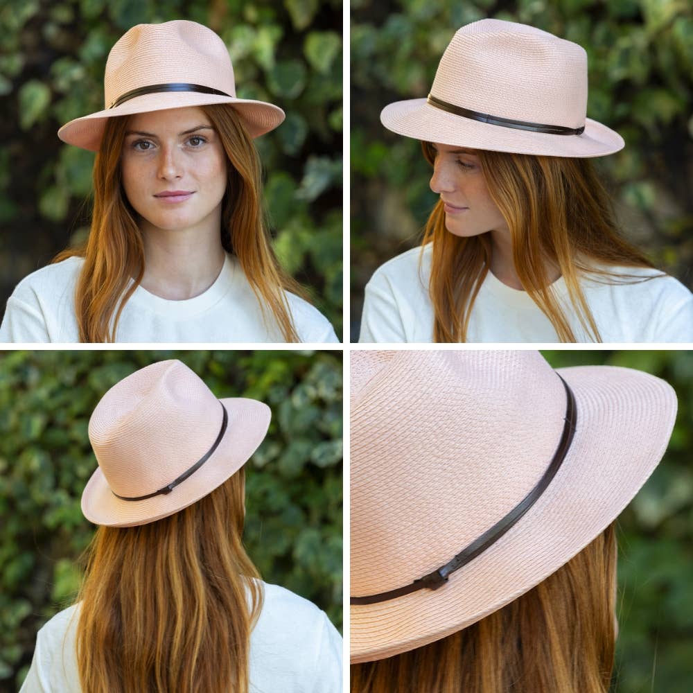 LEATHER TIE PAPER HAT