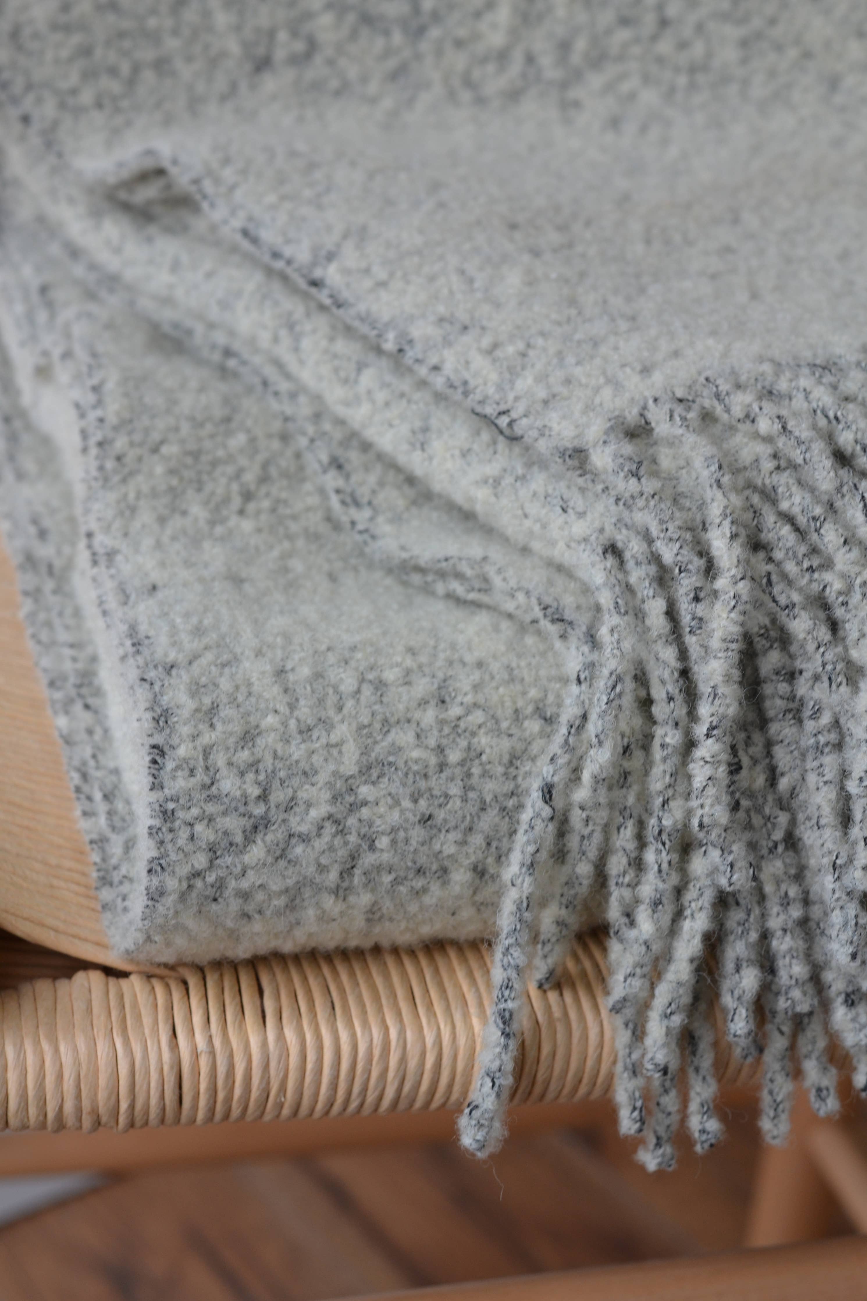 Baldwin Wool Boucle Throw
