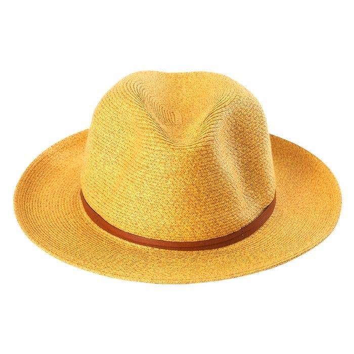 LEATHER TIE PAPER HAT