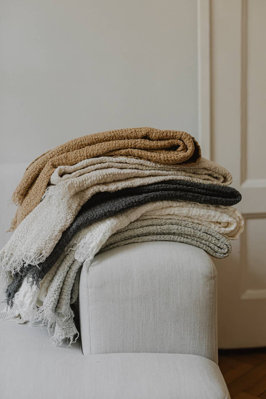 Nantucket Linen Throw - Available in 9 Colors