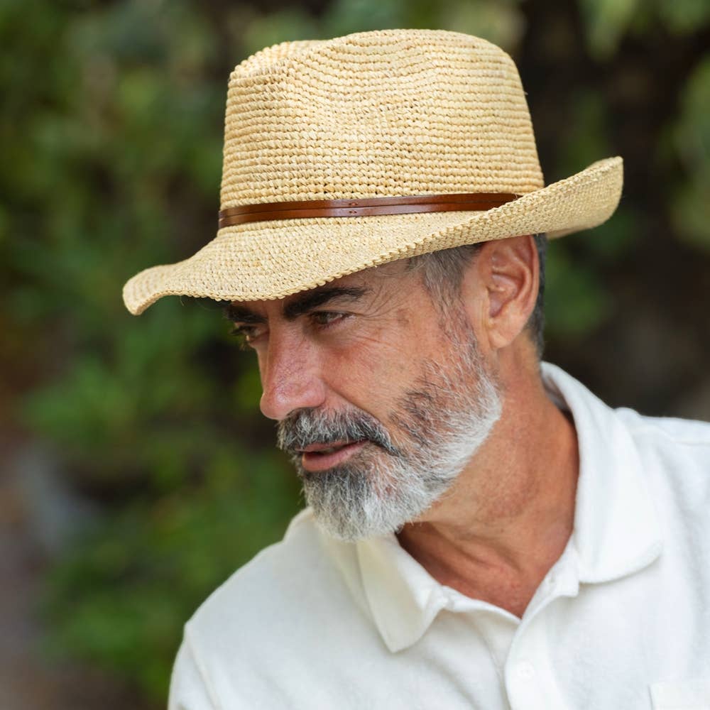 RAFFIA HAT