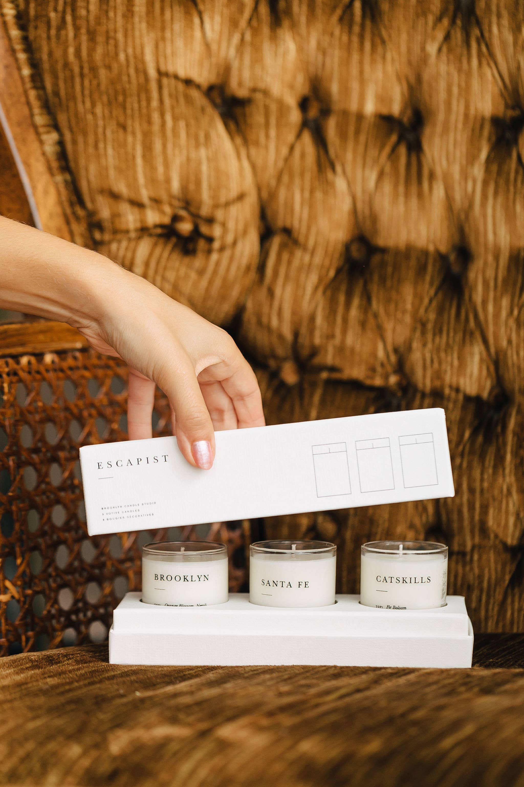 Mini Candle Gift Set - Smoke + Woods