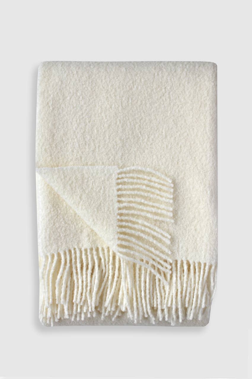 Baldwin Wool Boucle Throw