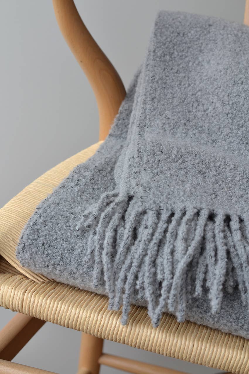 Baldwin Wool Boucle Throw