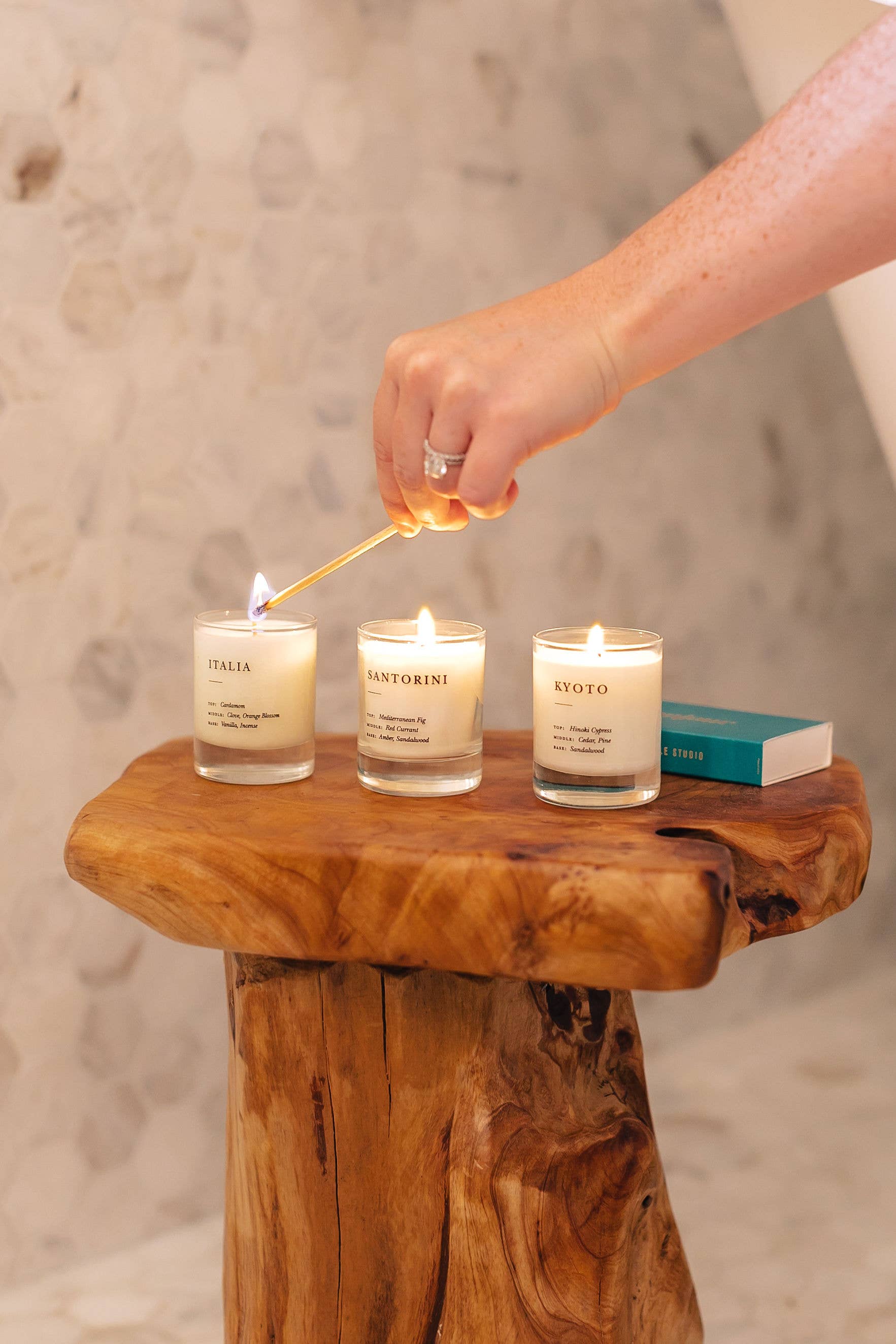 Mini Candle Gift Set - Earthy + Warm