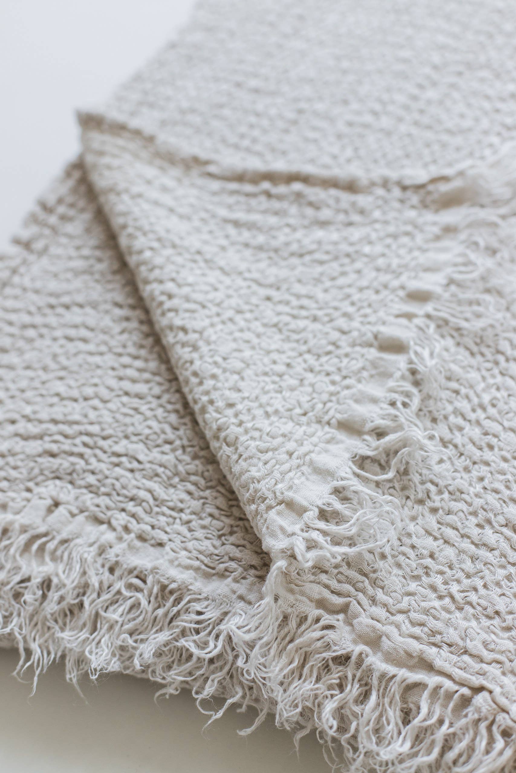 Nantucket Linen Throw - Available in 9 Colors