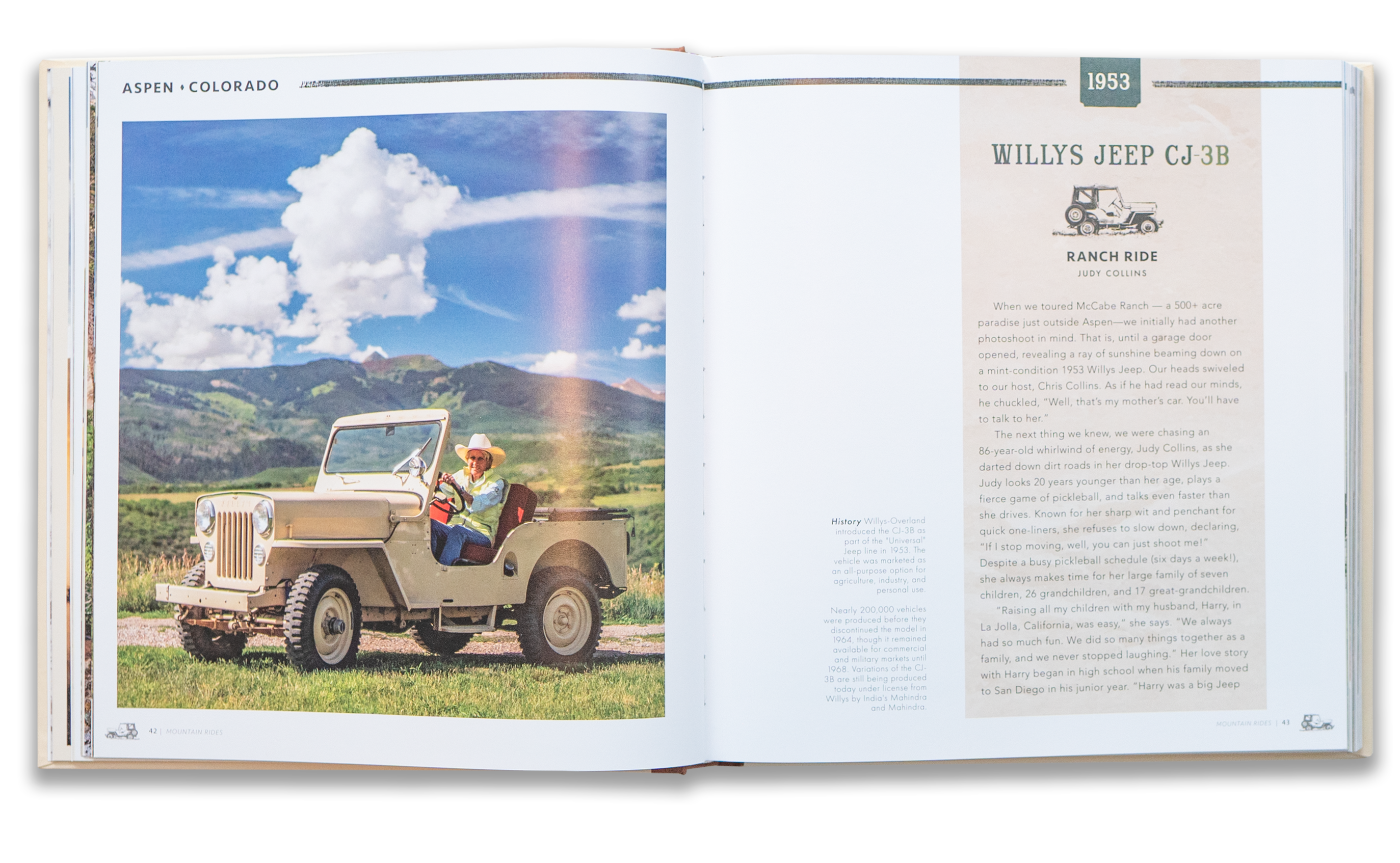 Coffee table book Mountain Rides