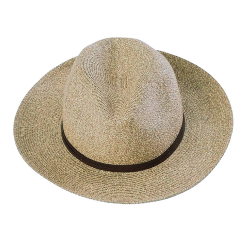 LEATHER TIE PAPER HAT