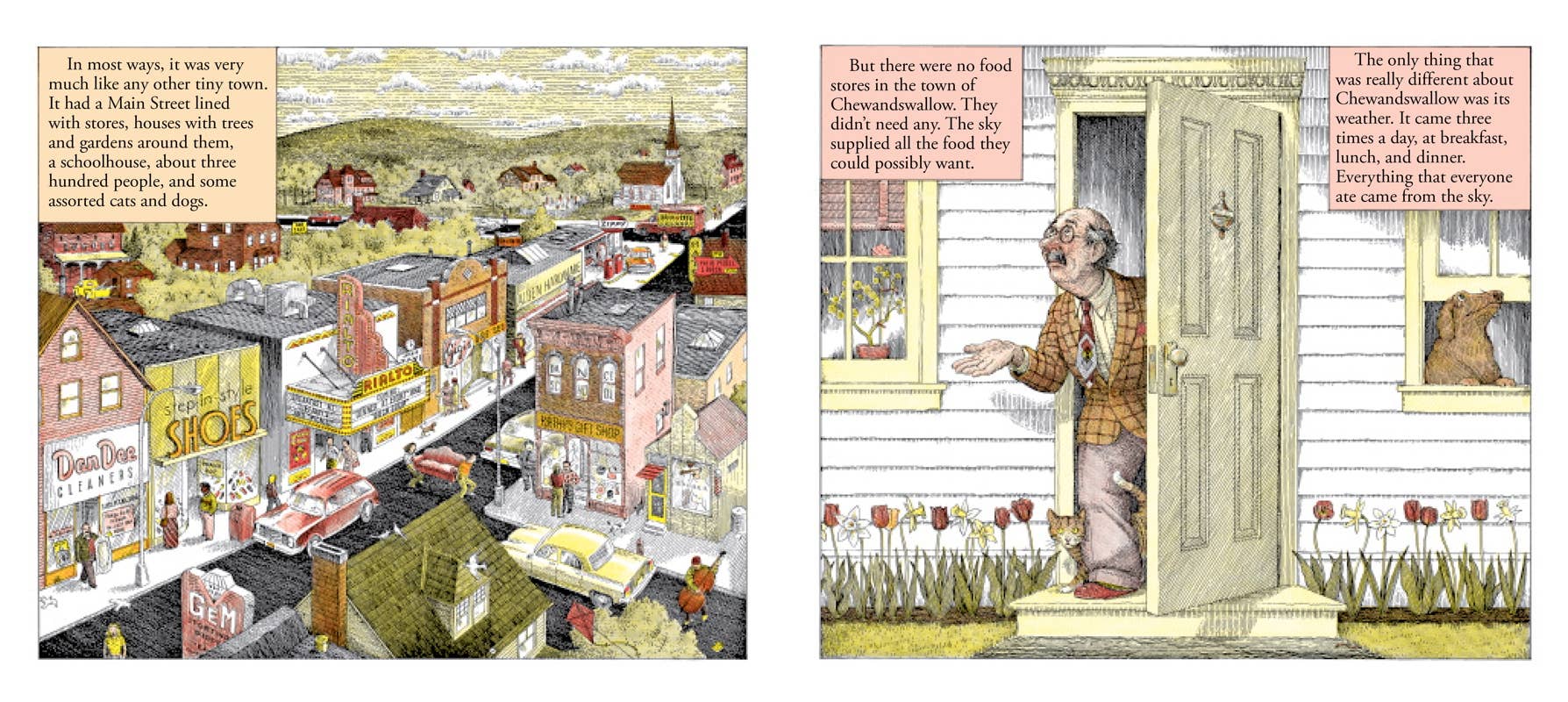 Cloudy With a Chance of Meatballs by Judi Barrett