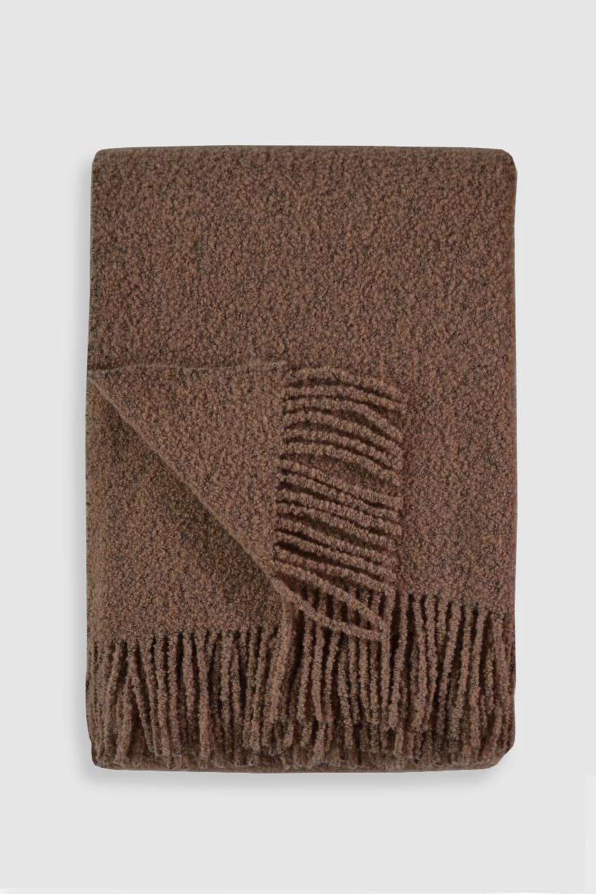 Baldwin Wool Boucle Throw