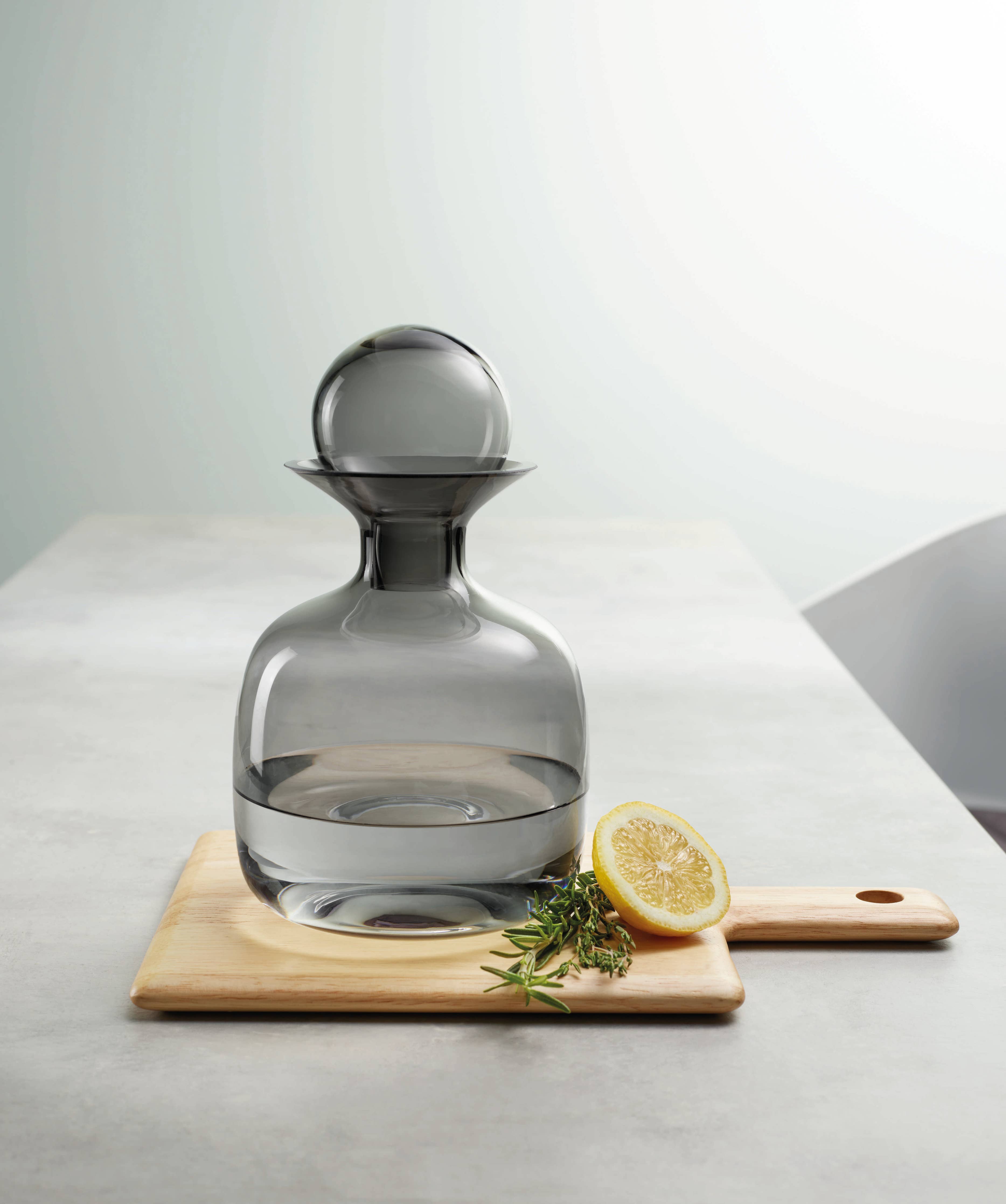 SARABI Blown Glass Carafes Square w/Gift Pack*2-3MO LeadTime